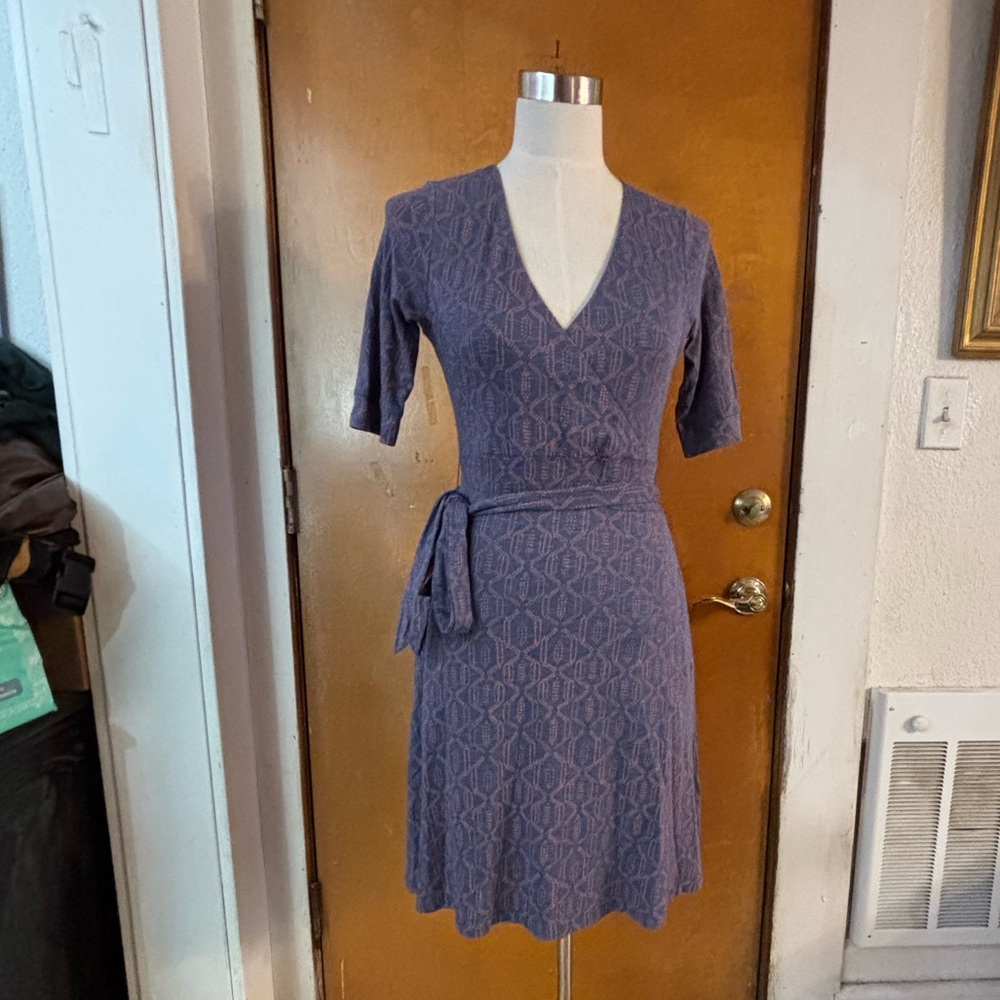 Toad & Co jersey knit dress size. Xs. Wrap dress
